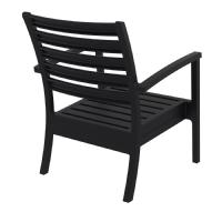Artemis XL Outdoor Club Chair Black - Natural ISP004-BLA-CNA - 2