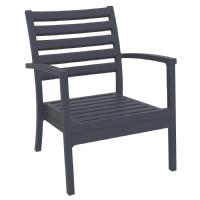 Artemis XL Outdoor Club Chair Dark Gray - Taupe ISP004-DGR-CTA - 1