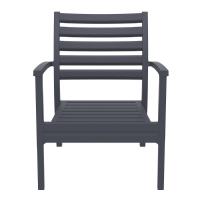 Artemis XL Outdoor Club Chair Dark Gray - Taupe ISP004-DGR-CTA - 3