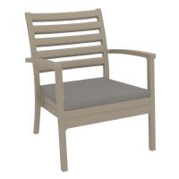 Artemis XL Outdoor Club Chair Taupe - Taupe ISP004-DVR-CTA