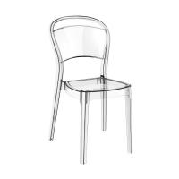 Bo Polycarbonate Dining Chair Transparent Clear ISP005-TCL