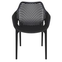 Air XL Resin Outdoor Arm Chair Black ISP007-BLA - 2