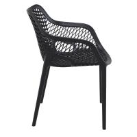 Air XL Resin Outdoor Arm Chair Black ISP007-BLA - 3