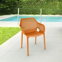 Air XL Resin Outdoor Arm Chair Orange ISP007-ORA - 5