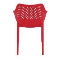 Air XL Resin Outdoor Arm Chair Red ISP007-RED - 4