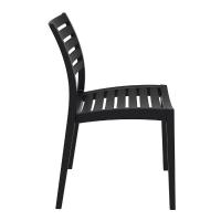 Ares Resin Outdoor Dining Chair Black ISP009-BLA - 3