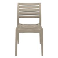 Ares Resin Outdoor Dining Chair Taupe ISP009-DVR - 2