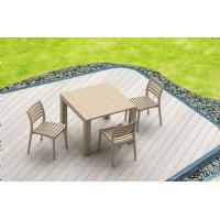 Ares Resin Outdoor Dining Chair Cafe Latte ISP009-TEA - 19