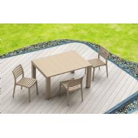 Ares Resin Outdoor Dining Chair Black ISP009-BLA - 20