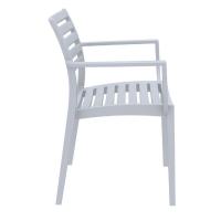 Artemis Resin Arm Chair Silver Gray ISP011-SIL - 3