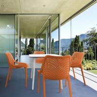 Air Outdoor Dining Chair Orange ISP014-ORA - 6