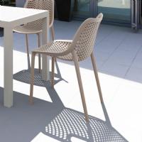 Air Outdoor Dining Chair Black ISP014-BLA - 23