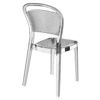 Bee Polycarbonate Dining Chair Transparent Clear ISP021-TCL - 1