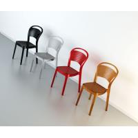 Bee Polycarbonate Dining Chair Transparent Red ISP021-TRED - 9
