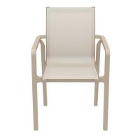 Pacific Sling Arm Chair Taupe Frame Taupe Sling ISP023-DVR-DVR - 4