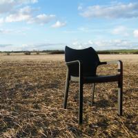 Diva Resin Outdoor Dining Arm Chair Black ISP028-BLA - 7