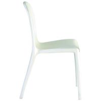Victoria Polycarbonate Modern Dining Chair White ISP033-GWHI - 2