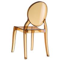 Elizabeth Polycarbonate Dining Chair Amber ISP034-TAMB - 1