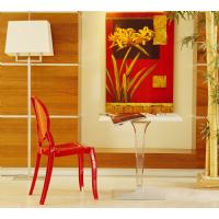 Elizabeth Polycarbonate Dining Chair Amber ISP034-TAMB - 7