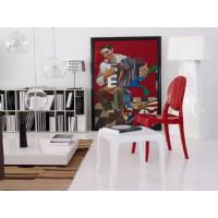 Elizabeth Polycarbonate Dining Chair Glossy Red ISP034-GRED - 6