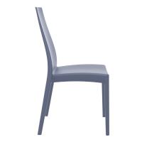 Miranda High-Back Dining Chair Dark Gray ISP039-DGR - 3