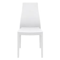 Miranda High-Back Dining Chair White ISP039-WHI - 2