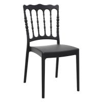 Napoleon Resin Wedding Chair Black ISP044-BLA