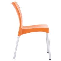 Vita Resin Outdoor Dining Chair Orange ISP049-ORA - 2