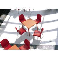 Vita Resin Outdoor Dining Chair Red ISP049-RED - 6