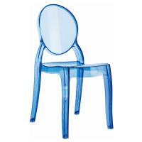 Baby Elizabeth Kids Chair Transparent Blue ISP051-TBLU