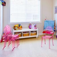 Baby Elizabeth Kids Chair Transparent Red ISP051-TRED - 11