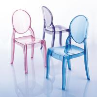 Baby Elizabeth Kids Chair Transparent Blue ISP051-TBLU - 13