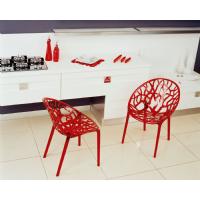 Crystal Polycarbonate Modern Dining Chair Transparent Black ISP052-TBLA - 17