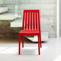 Soho High-Back Dining Chair Red ISP054-RED - 5