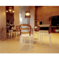 Miss Bibi Dining Chair White Black ISP055-WHI-TBLA - 8