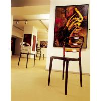 Miss Bibi Dining Chair White Red ISP055-WHI-TRED - 19