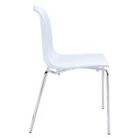 Allegra Indoor Dining Chair Glossy White ISP057-GWHI - 4