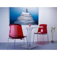 Allegra Indoor Dining Chair Transparent Red ISP057-TRED - 16
