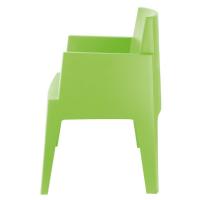 Box Outdoor Dining Chair Tropical Green ISP058-TRG - 3
