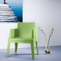 Box Outdoor Dining Chair Tropical Green ISP058-TRG - 4