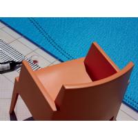 Box Outdoor Dining Chair Red ISP058-RED - 14