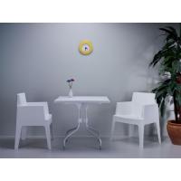 Box Outdoor Dining Chair White ISP058-WHI - 18