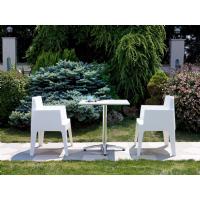 Box Outdoor Dining Chair Silver Gray ISP058-SIL - 19
