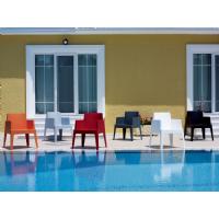 Box Outdoor Dining Chair Red ISP058-RED - 25