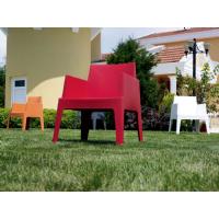 Box Outdoor Dining Chair Red ISP058-RED - 28