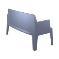 Box Outdoor Bench Sofa Dark Gray ISP063-DGR - 1