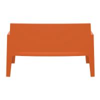 Box Outdoor Bench Sofa Orange ISP063-ORA - 4
