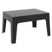 Box Resin Outdoor Coffee Table Black ISP064-BLA