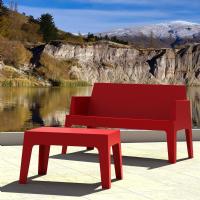 Box Resin Outdoor Coffee Table Red ISP064-RED - 3