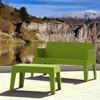 Box Resin Outdoor Coffee Table Tropical Green ISP064-TRG - 3